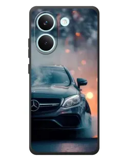Чехол для Xiaomi Poco X8 Pro с картинкой «Mercedes — ночной город» Чехол для Xiaomi Poco X8 Pro с картинкой «Mercedes — ночной город»