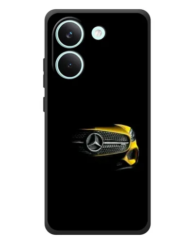 Чехол для Xiaomi Poco X8 Pro с картинкой «Mercedes — ретро стиль»