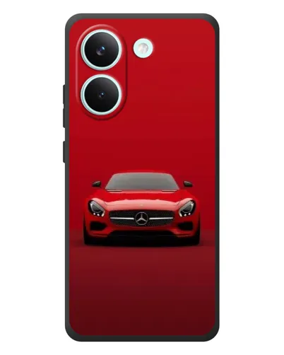 Чехол для Xiaomi Poco X8 Pro с картинкой «Красный Mercedes AMG»