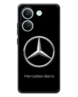 Чехол для Xiaomi Poco X8 Pro с картинкой «Mercedes Silver Logo»