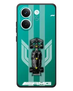 Чехол для Xiaomi Poco X8 Pro с картинкой «Mercedes AMG Petronas»