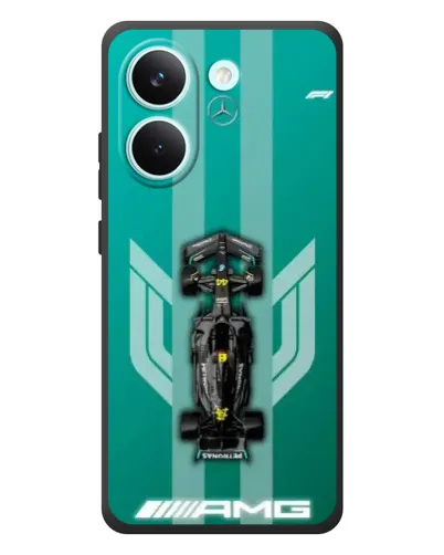 Чехол для Xiaomi Poco X8 Pro с картинкой «Mercedes AMG Petronas»