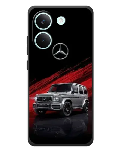 Чехол для Xiaomi Poco X8 Pro с картинкой «Mercedes G-Class красный»