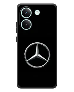 Чехол для Xiaomi Poco X8 Pro с картинкой «Mercedes классический лого»
