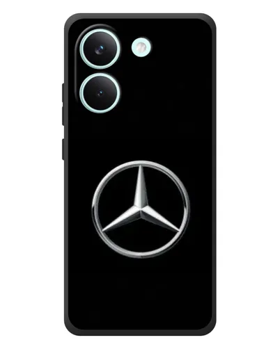 Чехол для Xiaomi Poco X8 Pro с картинкой «Mercedes классический лого»