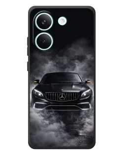 Чехол для Xiaomi Poco X8 Pro с картинкой «Mercedes в дыму»