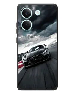 Чехол для Xiaomi Poco X8 Pro с картинкой «Гоночный Mercedes AMG»