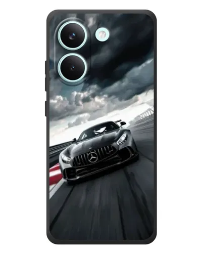 Чехол для Xiaomi Poco X8 Pro с картинкой «Гоночный Mercedes AMG»