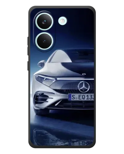 Чехол для Xiaomi Poco X8 Pro с картинкой «Mercedes EQ — будущее»