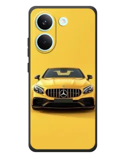 Чехол для Xiaomi Poco X8 Pro с картинкой «Желтый Mercedes GT»