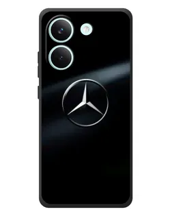 Чехол для Xiaomi Poco X8 Pro с картинкой «Mercedes на металле» Чехол для Xiaomi Poco X8 Pro с картинкой «Mercedes на металле»