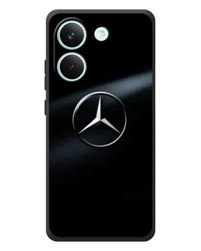 Чехол для Xiaomi Poco X8 Pro с картинкой «Mercedes на металле» Чехол для Xiaomi Poco X8 Pro с картинкой «Mercedes на металле»