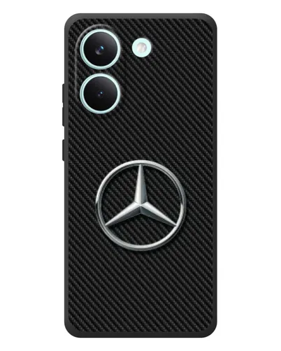 Чехол для Xiaomi Poco X8 Pro с картинкой «Карбоновый Mercedes стиль» Чехол для Xiaomi Poco X8 Pro с картинкой «Карбоновый Mercedes стиль»