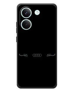 Чехол для Xiaomi Poco X8 Pro с картинкой «Audi — световой подпись» Чехол для Xiaomi Poco X8 Pro с картинкой «Audi — световой подпись»