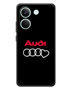 Чехол для Xiaomi Poco X8 Pro с картинкой «Логотип Audi Heart» Чехол для Xiaomi Poco X8 Pro с картинкой «Логотип Audi Heart»
