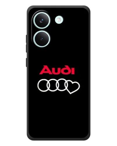 Чехол для Xiaomi Poco X8 Pro с картинкой «Логотип Audi Heart»