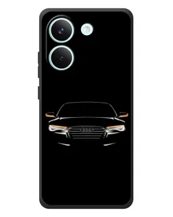Чехол для Xiaomi Poco X8 Pro с картинкой «Audi — ночной контур» Чехол для Xiaomi Poco X8 Pro с картинкой «Audi — ночной контур»
