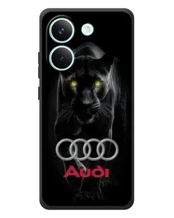 Чехол для Xiaomi Poco X8 Pro с картинкой «Пантера и Audi» Чехол для Xiaomi Poco X8 Pro с картинкой «Пантера и Audi»
