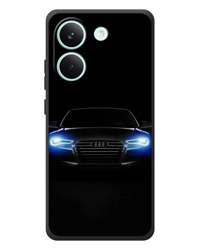 Чехол для Xiaomi Poco X8 Pro с картинкой «Audi в неоне»