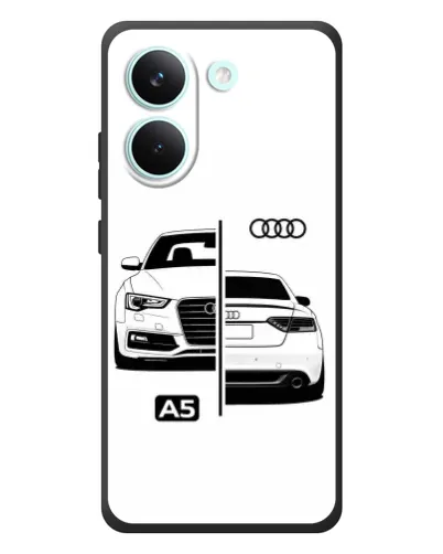 Чехол для Xiaomi Poco X8 Pro с картинкой «Audi — контрастный дизайн»