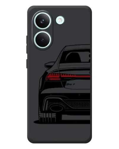 Чехол для Xiaomi Poco X8 Pro с картинкой «Задняя часть Audi — арт»