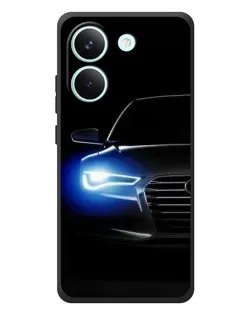 Чехол для Xiaomi Poco X8 Pro с картинкой «Неоновый взгляд Audi» Чехол для Xiaomi Poco X8 Pro с картинкой «Неоновый взгляд Audi»
