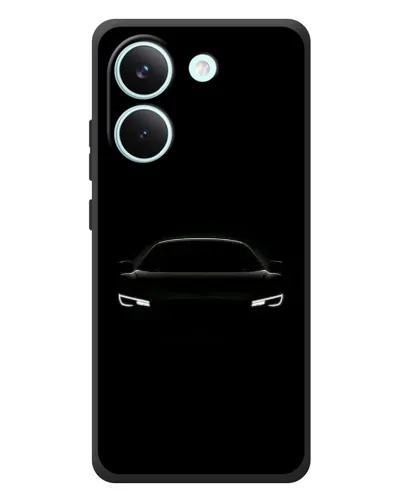 Чехол для Xiaomi Poco X8 Pro с картинкой «Взгляд Audi в темноте»