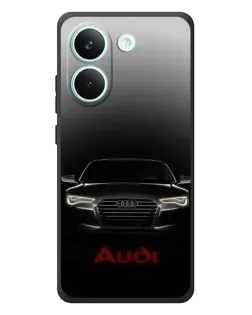 Чехол для Xiaomi Poco X8 Pro с картинкой «Audi — градиентный контур» Чехол для Xiaomi Poco X8 Pro с картинкой «Audi — градиентный контур»