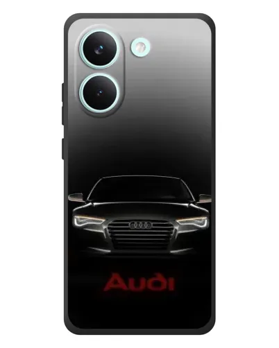 Чехол для Xiaomi Poco X8 Pro с картинкой «Audi — градиентный контур»