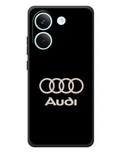 Чехол для Xiaomi Poco X8 Pro с картинкой «Audi — золотой логотип» Чехол для Xiaomi Poco X8 Pro с картинкой «Audi — золотой логотип»