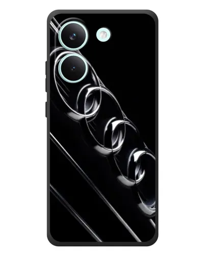 Чехол для Xiaomi Poco X8 Pro с картинкой «Audi — абстрактные кольца»