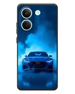 Чехол для Xiaomi Poco X8 Pro с картинкой «Audi — голубая энергия» Чехол для Xiaomi Poco X8 Pro с картинкой «Audi — голубая энергия»