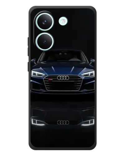 Чехол для Xiaomi Poco X8 Pro с картинкой «Audi — ночное отражение»