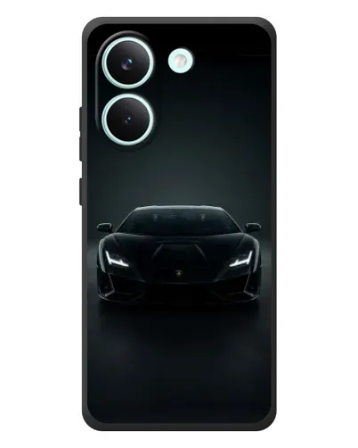 Чехол для Xiaomi Poco X8 Pro с картинкой «Черный Lamborghini Aventador» Чехол для Xiaomi Poco X8 Pro с картинкой «Черный Lamborghini Aventador»
