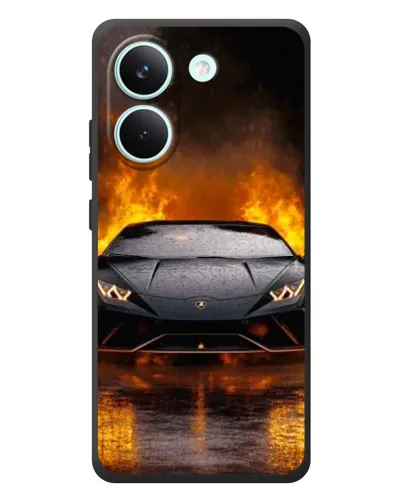 Чехол для Xiaomi Poco X8 Pro с картинкой «Lamborghini в огне» Чехол для Xiaomi Poco X8 Pro с картинкой «Lamborghini в огне»
