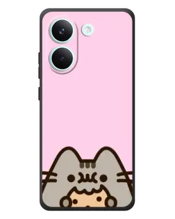Чехол для Xiaomi Poco X8 Pro с картинкой «Pusheen и печенье»