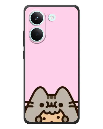 Чехол для Xiaomi Poco X8 Pro с картинкой «Pusheen и печенье» Чехол для Xiaomi Poco X8 Pro с картинкой «Pusheen и печенье»