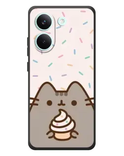 Чехол для Xiaomi Poco X8 Pro с картинкой «Пушин с кексом»