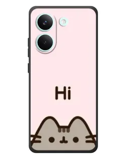 Чехол для Xiaomi Poco X8 Pro с картинкой «Пушин говорит Hi»