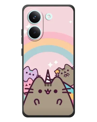 Чехол для Xiaomi Poco X8 Pro с картинкой «Единорог Pusheen» Чехол для Xiaomi Poco X8 Pro с картинкой «Единорог Pusheen»