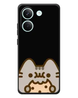 Чехол для Xiaomi Poco X8 Pro с картинкой «Пушин на черном»