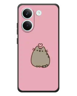 Чехол для Xiaomi Poco X8 Pro с картинкой «Pusheen сердце»