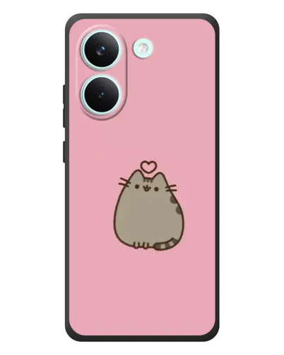 Чехол для Xiaomi Poco X8 Pro с картинкой «Pusheen сердце» Чехол для Xiaomi Poco X8 Pro с картинкой «Pusheen сердце»