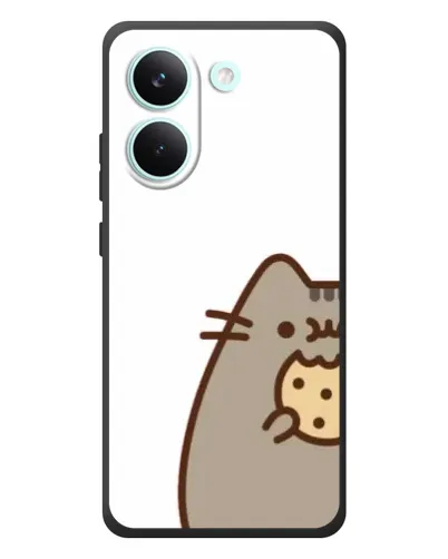 Чехол для Xiaomi Poco X8 Pro с картинкой «Пушин с печеньем» Чехол для Xiaomi Poco X8 Pro с картинкой «Пушин с печеньем»