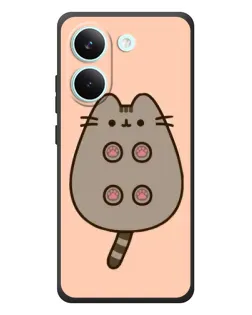 Чехол для Xiaomi Poco X8 Pro с картинкой «Пушин пузиком кверху»