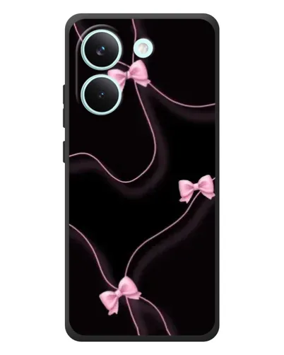 Чехол для Xiaomi Poco X8 Pro с картинкой «Розовые ленты»
