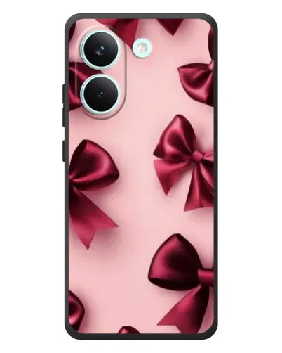 Чехол для Xiaomi Poco X8 Pro с картинкой «Бордовый атлас»