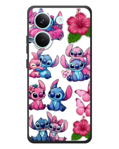 Чехол для Xiaomi Poco X8 Pro с картинкой «Стикеры Stitch и Angel» Чехол для Xiaomi Poco X8 Pro с картинкой «Стикеры Stitch и Angel»