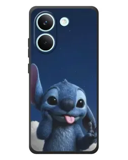 Чехол для Xiaomi Poco X8 Pro с картинкой «Стич в облаках»