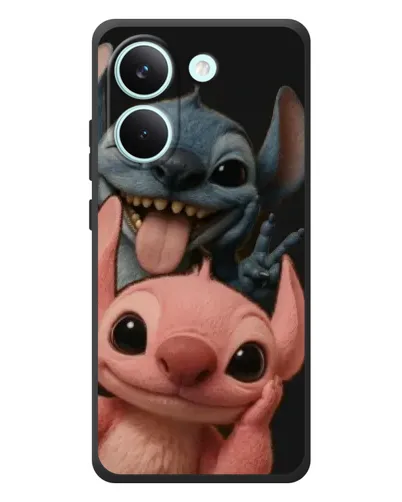 Чехол для Xiaomi Poco X8 Pro с картинкой «Стич и Ангел» Чехол для Xiaomi Poco X8 Pro с картинкой «Стич и Ангел»